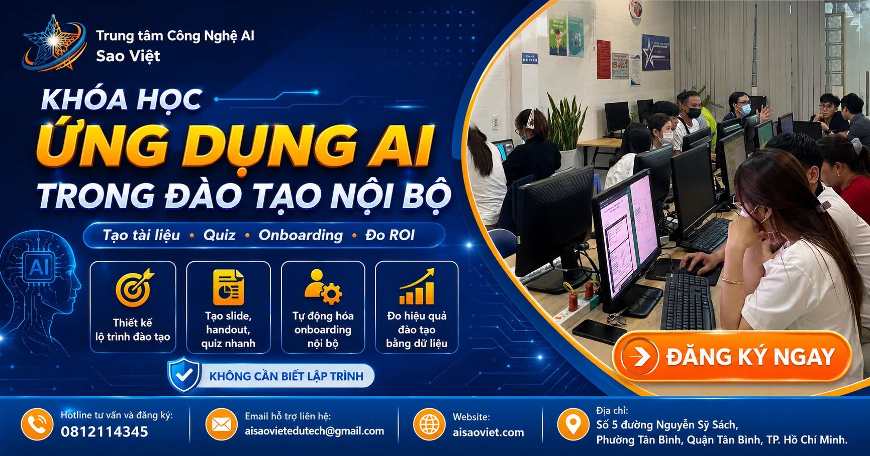 Khóa Học AI Đào Tạo Nội Bộ: Tạo Tài Liệu & Đo ROI Tự Động