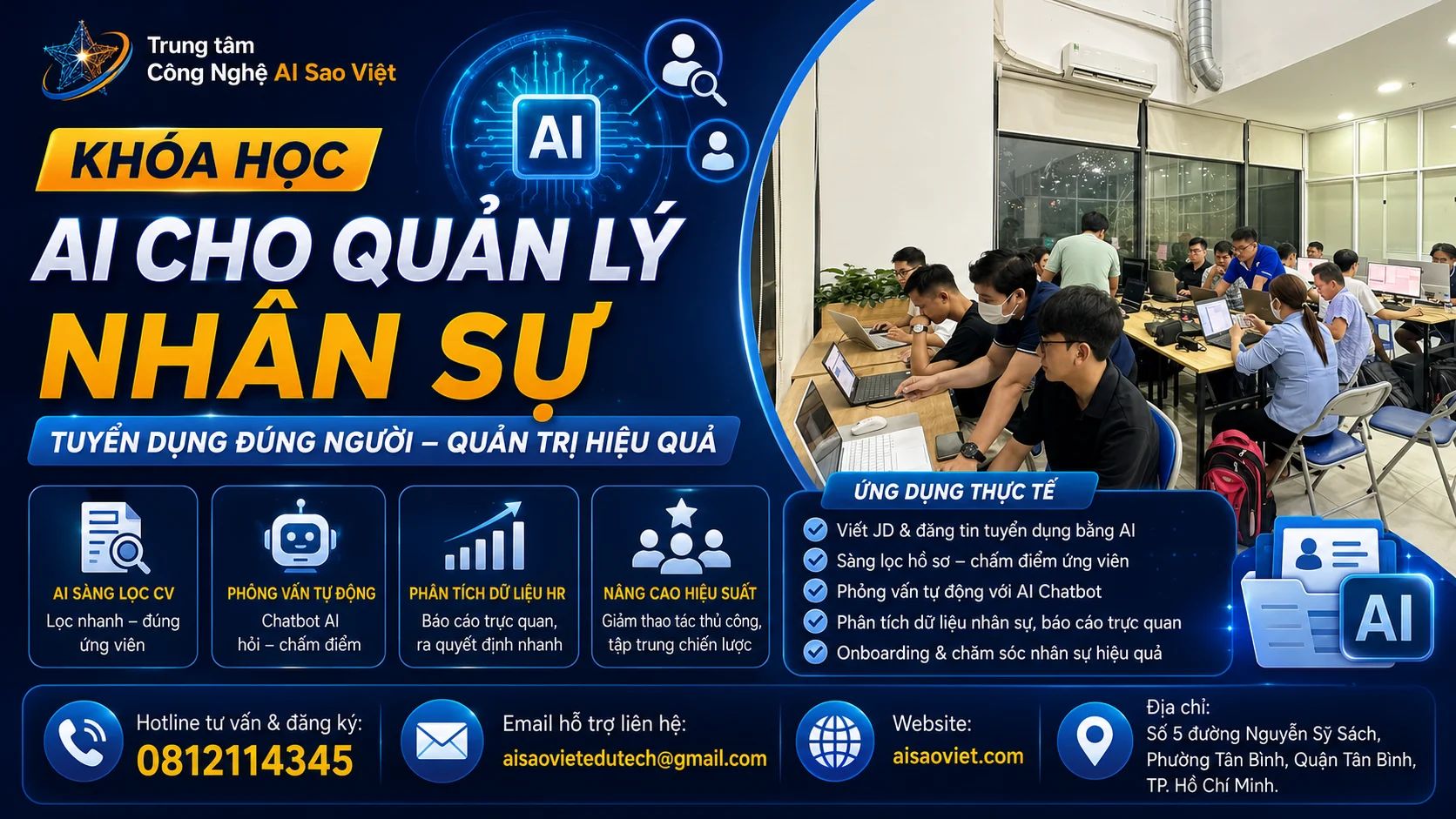 Khóa Học AI Cho Quản Lý Nhân Sự Giúp Tuyển Dụng: Tuyển Dụng Đúng Người 2026