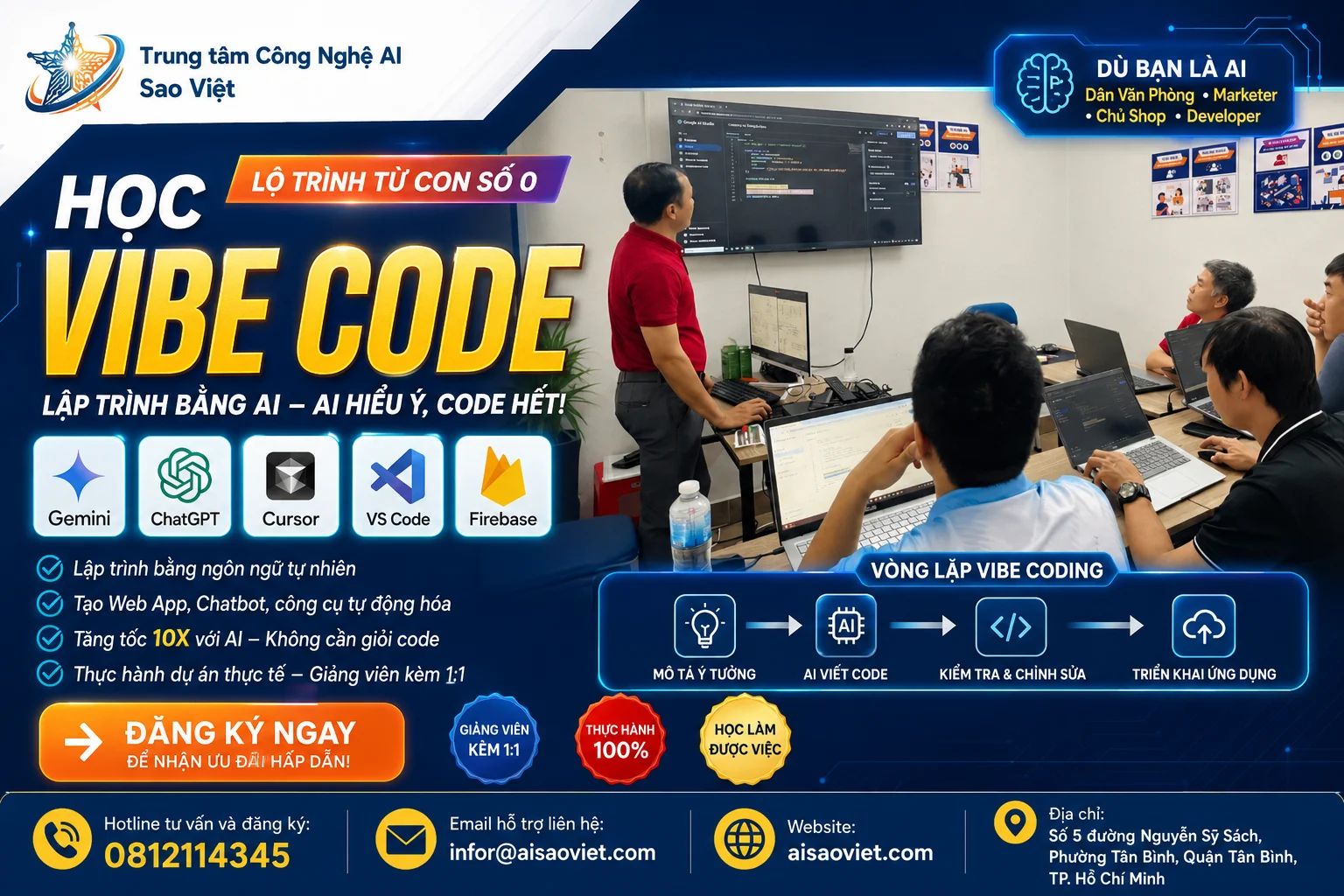 Học Vibe Code Cho Người Mới Bắt Đầu: Lộ Trình Từ Con Số 0 