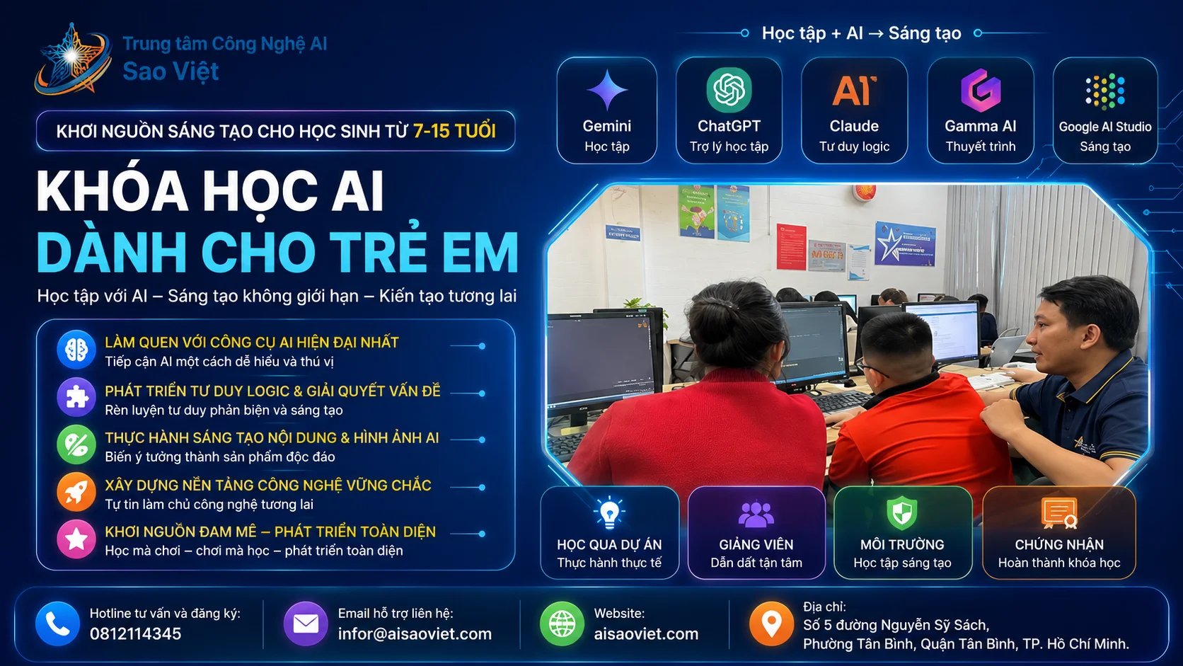 Khóa Học AI Cho Trẻ Em: Xây Dựng Nền Tảng Tư Duy Công Nghệ Và Kỹ Năng Giải Quyết Vấn Đề