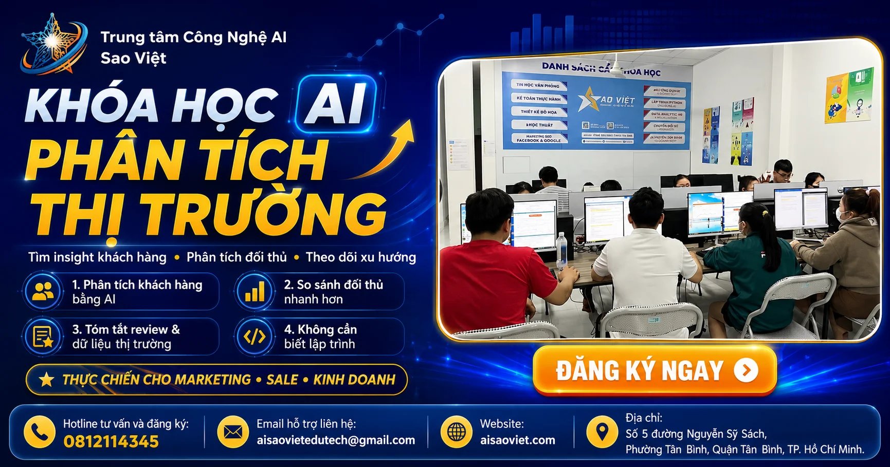 Khóa Học AI Phân Tích Thị Trường: Tìm Insight & Đối Thủ