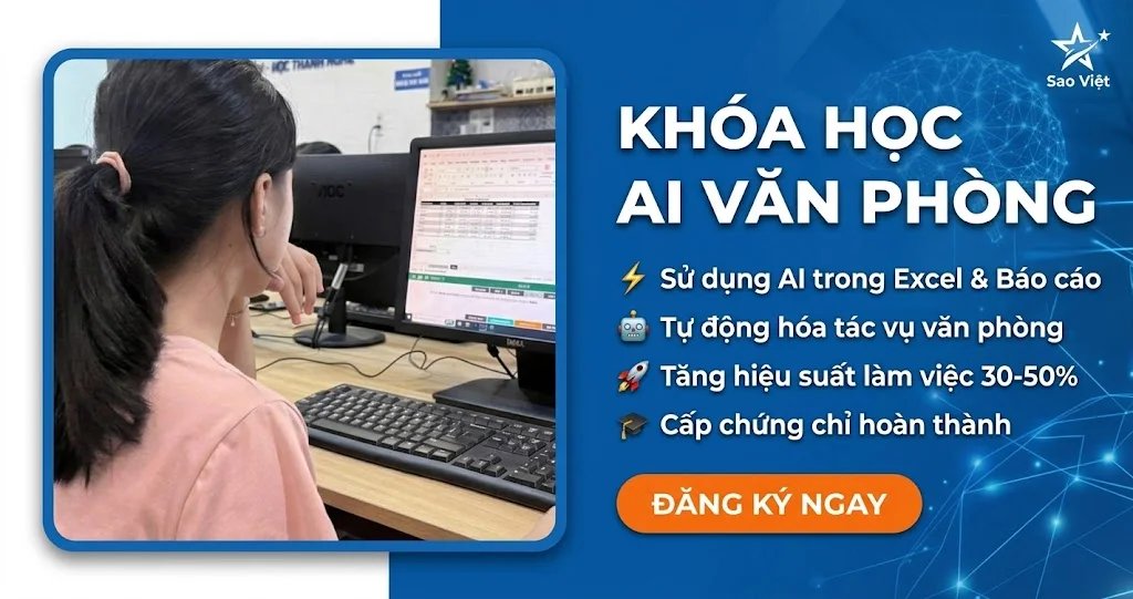 Khóa Học AI Cho Nhân Viên Văn Phòng
