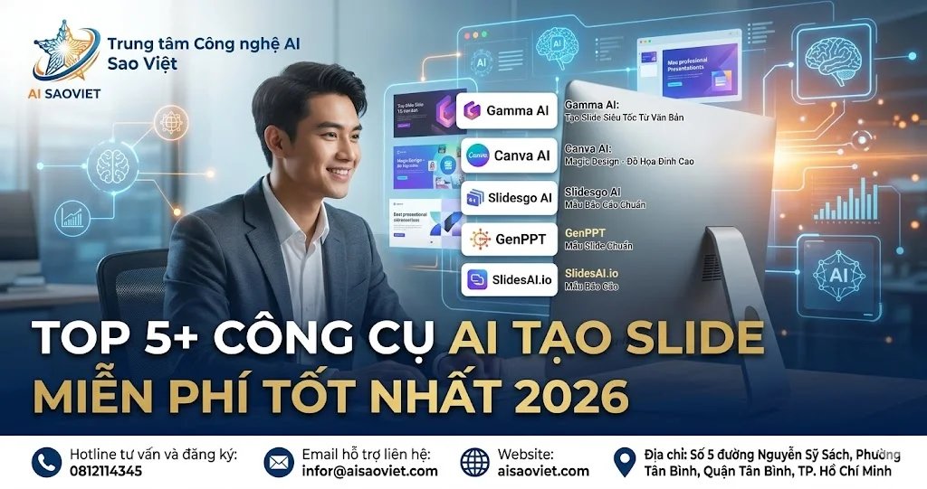 Top 5+ Công Cụ AI Tạo Slide Miễn Phí Đỉnh Nhất 2026
