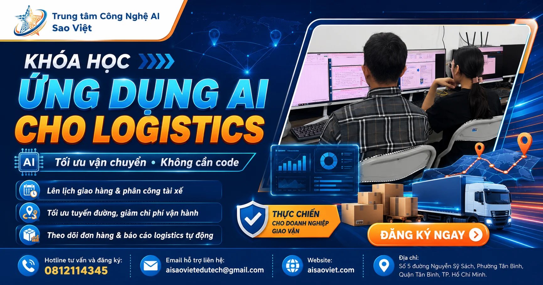 Khóa Học Ứng Dụng AI Cho Logistics: Tối Ưu Vận Chuyển Không Cần Code