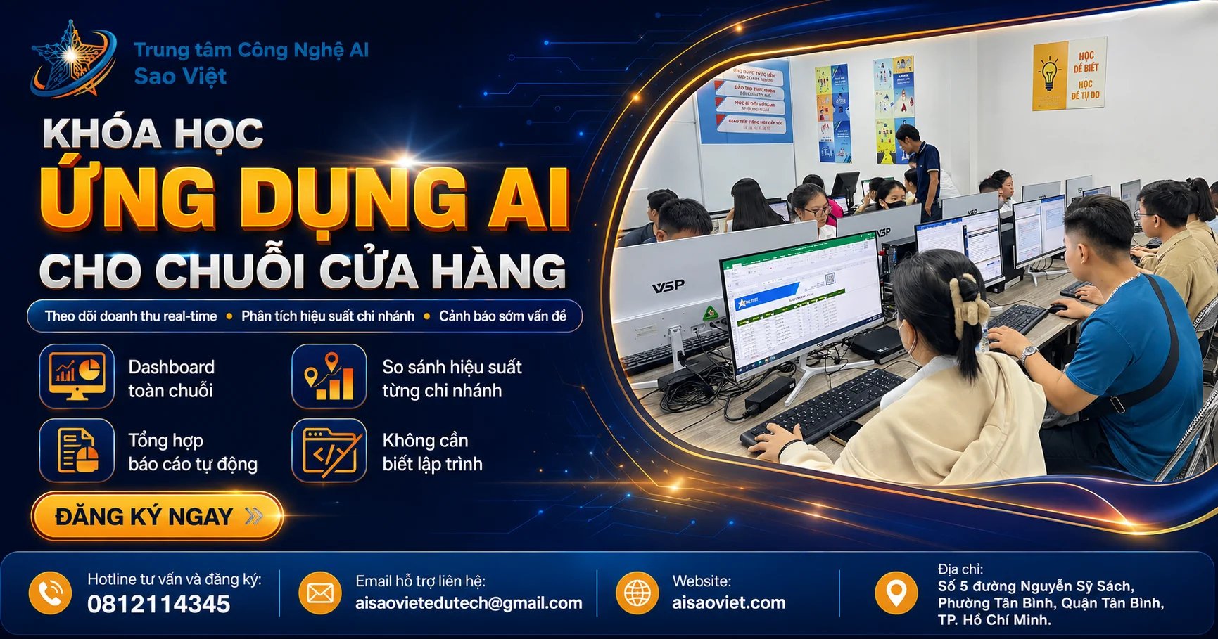 Khóa Học AI Cho Chuỗi Cửa Hàng: Theo Dõi Doanh Thu Real-Time