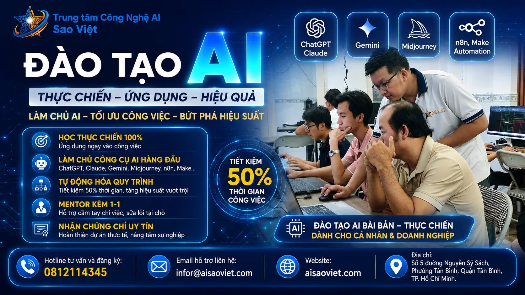 Khóa Đào Tạo AI Ứng Dụng Cho Doanh Nghiệp: Giải Pháp Tối Ưu Hiệu Suất