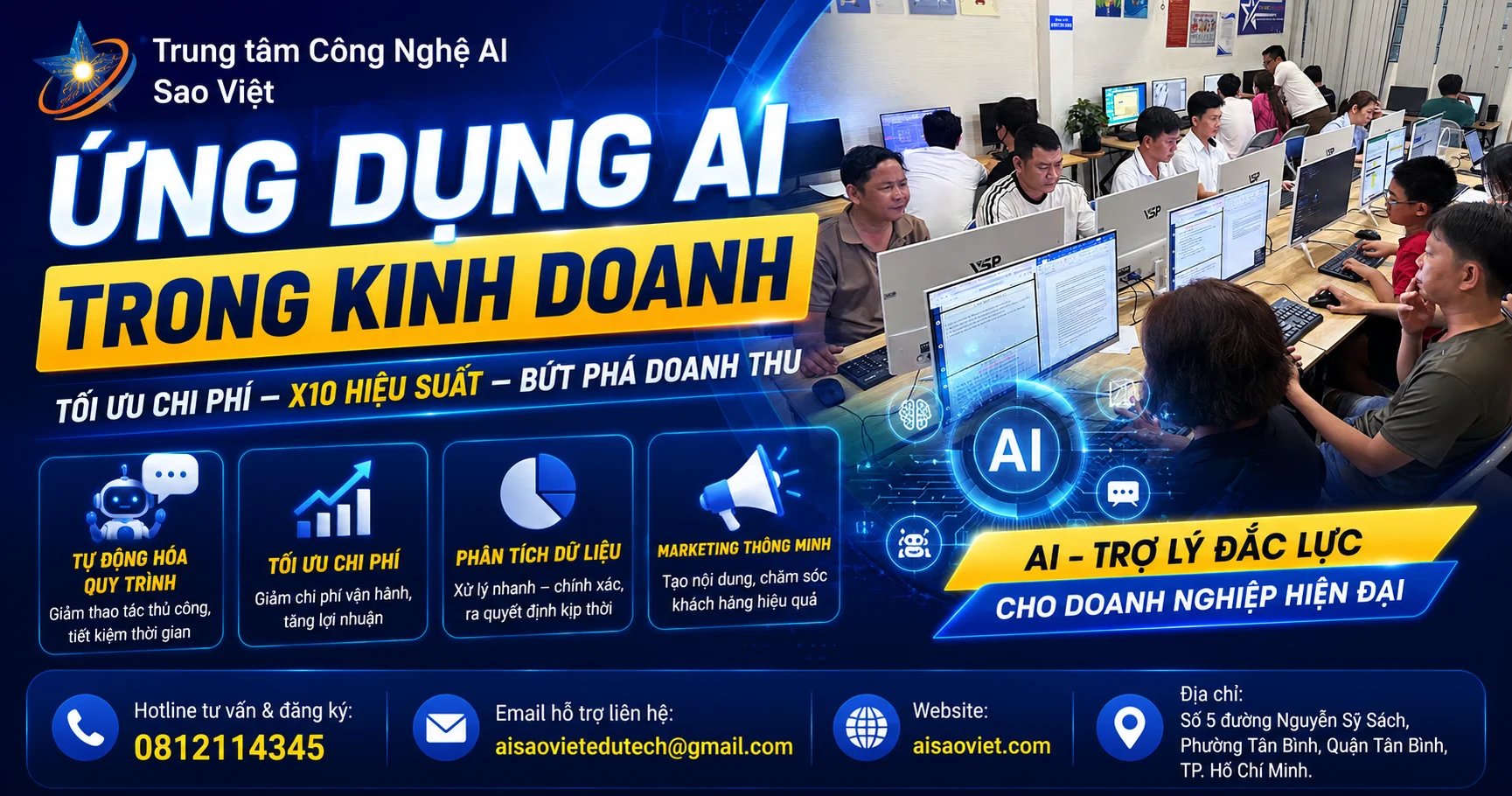 Khóa Học Ứng Dụng AI Trong Kinh Doanh: X10 Hiệu Suất
