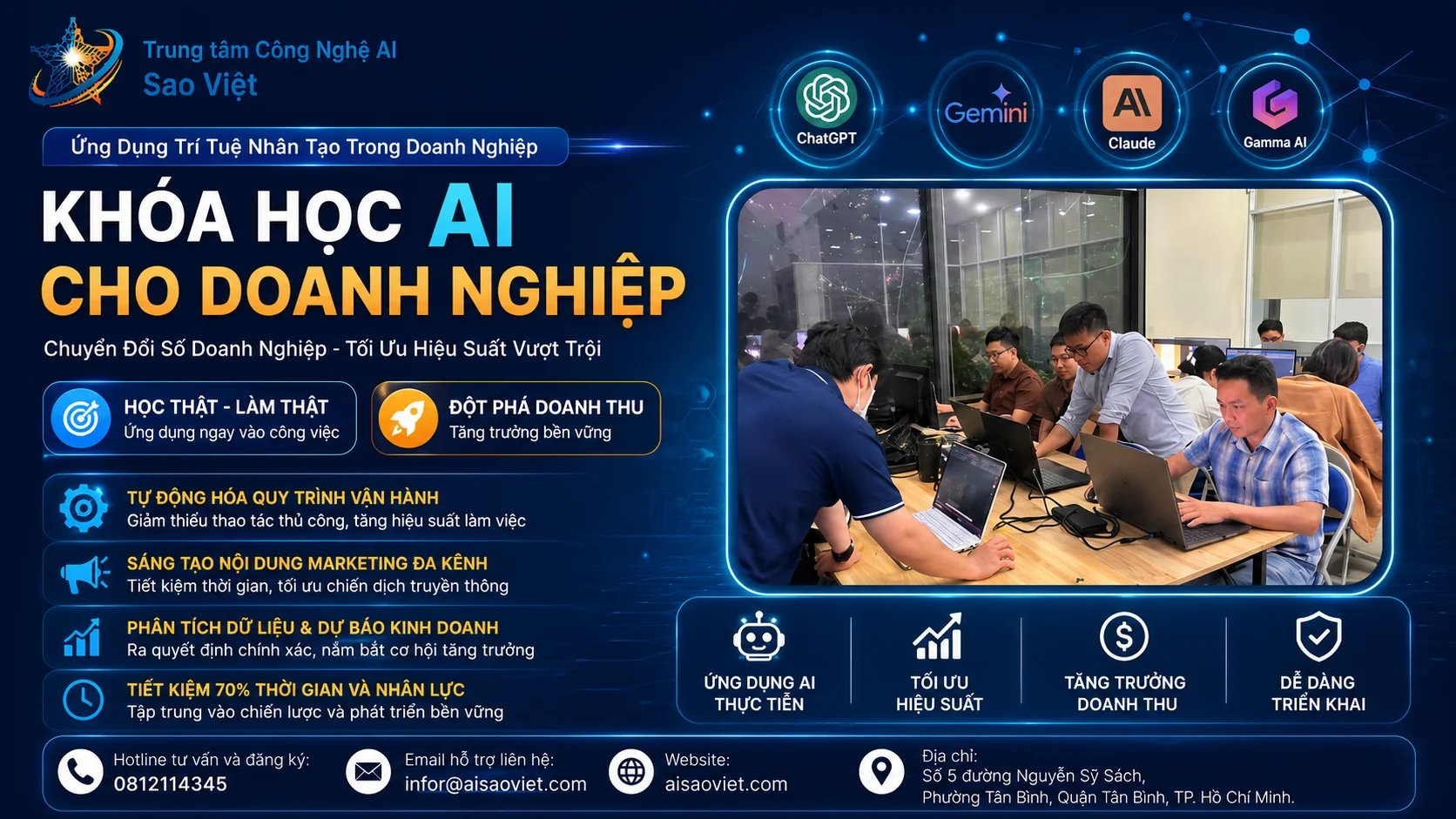 Khóa Học AI Cho Doanh Nghiệp: Tối Ưu Quy  Vận Hành
