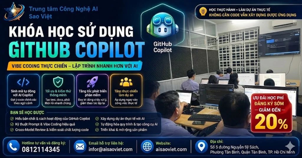 Khóa Học Sử Dụng GitHub Copilot Thực Chiến