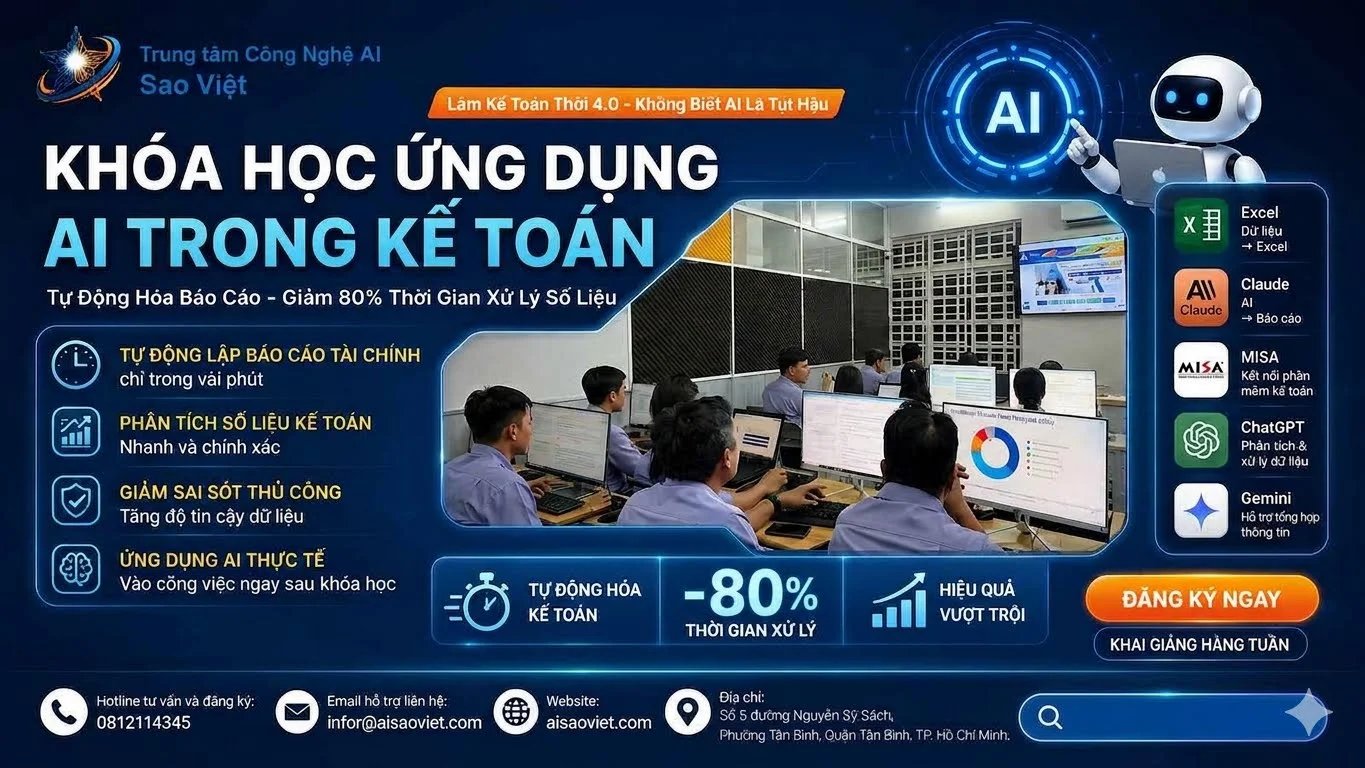 Khóa học AI cho kế toán tự động nhập liệu: Tối Ưu Xử Lý Dữ Liệu