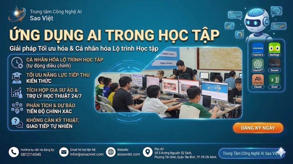 Ứng Dụng AI Trong Học Tập: Giải Pháp Tối Ưu Hóa Tiếp Thu Trong Quá Trình Học
