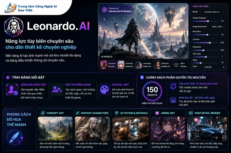 Công cụ tạo ảnh leonardo.ai