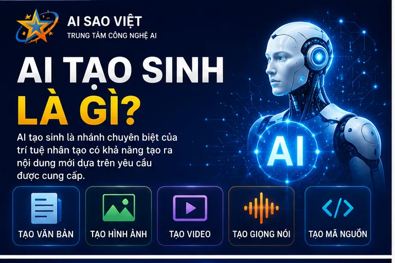 Khái niệm AI tạo sinh