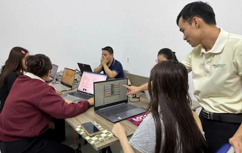 Học viên khóa học Ứng dụng AI trong phân tích dữ liệu